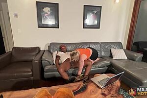 Busty inked subgirl0831 takes Rome Major's big black cock deep in her wet pussy. He fucks her hard doggystyle and jizzes all over.