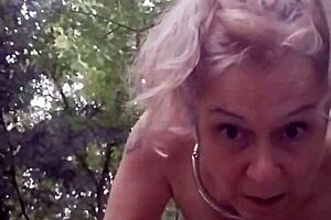 Esclave F In Forest Humiliation And Belt Punishment!