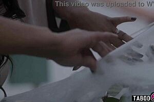 How did a bite from an exotic spider transform this ebony milf housewife with big tits and ass?