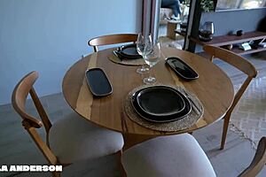 I unload balls deep in stepmother's vagina after rough doggystyle fucking and deepthroat blowjob