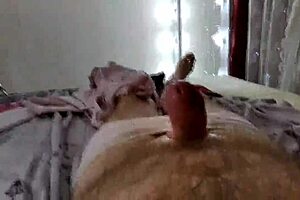 Russian mature cocksucker wife AimeeParadise teases with pov blowjob