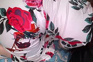 it was cold outside so stepson invited stepmom inside to warm her up with taboo fun