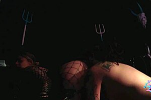 i feel so dominant making my slave on leash eat my asshole roughly. rimming hardcore, facesitting, riding in fishnets and high heels with footjob fetish