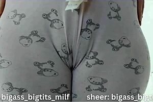 check out this latina milf with huge tits and a juicy wet pussy spreading her legs in cameltoe action. shes got that tight curvy body shaking!