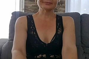 i'm showing off my sexy mature lingerie of the day in solo softcore tease. do you like it my dear i absolutely adore wearing it for you.