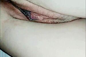 Milf model spreads tight anal hole and pussy for pov homemade amateur couple exposure