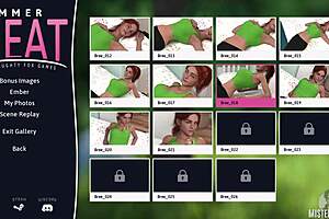 In summer heat, brunette milf with big tits and shaved pussy gets SLAMMED in close up.