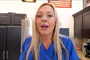 Florida Nurse Deliah Grace Seduces And Fucks Step Son In Bedroom Roleplay For First Time Handjob