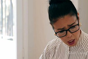 Teacher Gives Hurt Student A Release In Hard Cowgirl Riding With Dana Vespoli And Ricky Spanish