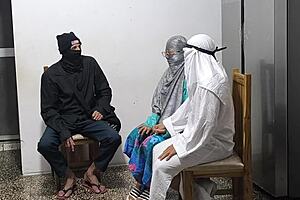 arab couple seeks advice from pastor in courtship ritual but ends up riding doggystyle in homemade latin porn