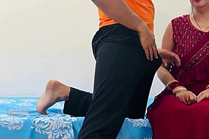 Cute Saree Bhabhi Turns Naughty With Devar For Rough Hard Sex After Smoking In Hindi