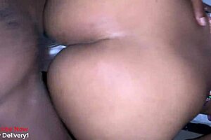 super horny ebony milf with nice tits takes monster cocks from black guys in homemade couple session