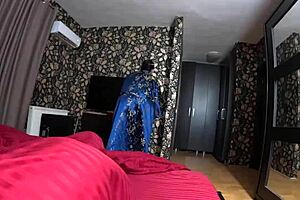 Slutty Geisha Sucks Huge Cock And Plays With Cum In Lingerie. Curvy Milf Wife Enjoys Deepthroat And Swallowing From Husband's Friend.