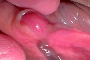 pink pussy of amateur wife gets licked and fucked close up after losing virginity
