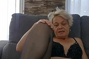 i'm showing off my sexy mature lingerie of the day in solo softcore tease. do you like it my dear i absolutely adore wearing it for you.