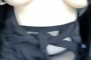 Madrasta Gets Horny And Exhibits In Public Car