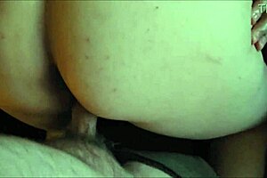 quick low-light session with latina milf bj into doggy creampie and submissive fingering