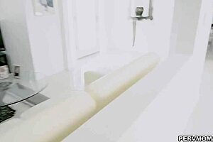 gia milana yanks over wrex olivers cock giving him a sopping wet blowjob before riding hard