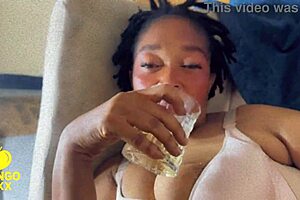 Horny Stepmother Flaunts Her Curvy Big Ass for Intense Ebony Milf Ass Worshiping Action!