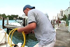 fucking big tits oiled hot mom in lingerie with anal finger and deepthroat