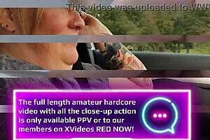 Kiwi Slut Masturbates In Car Preparing For Hardcore Creampie Fuck At Home Trailer