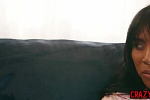 Big Tits Filipina Tempts Big Ass Latina Therapist Into Steamy Threesome Session