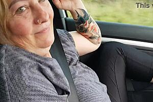 Kiwi Slut Masturbates In Car Preparing For Hardcore Creampie Fuck At Home Trailer