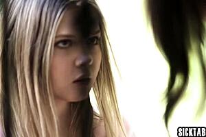 oh man, that pastor's horny wife silvia saige is totally banging the religious teen coco lovelock in this lesbian hookup