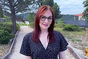 lavyana the sultry redhead craved two hard cocks for her afternoon snack treat