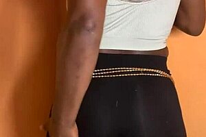 Ebony Beauty Takes Intense Back Shots From Big Cock