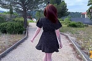 lavyana the sultry redhead craved two hard cocks for her afternoon snack treat