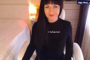 i can't help my bad behaviour in red lingerie with partial strip and ass wiggling tease