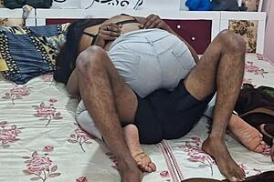 Whoa, hot and sexy college teacher Payal gets her tight pussy licked and fucked hard by student at her house!