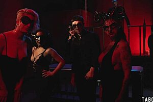 milf manipulates shy teen into public strapon dp adventure