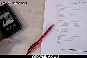 so i'm totally reaping the rewards by pounding my stepmom's juicy milf pussy hard from behind