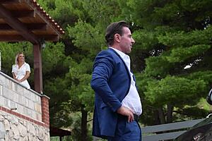 bored blonde milf shalina devine in lingerie takes intense double penetration from realtor with deepthroat gagging and cum lapping in outdoor quickie