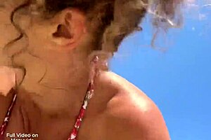 Wow this manic stepmom proves crazy fucks good with anal creampie riding pov outdoor taboo action!