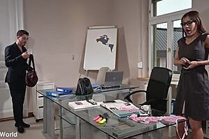 cock hungry boss angelica heart seduces her shy intern into office sex gp2931 with blowjob and bent over fucking