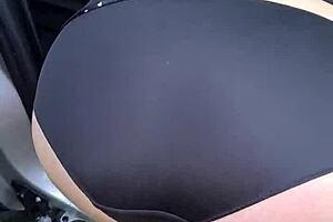 Why not spank that huge fat ass on this chubby milf?