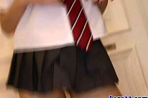 Damn, this British les milf is fingering that euro teen 18+'s tight ass so deep!