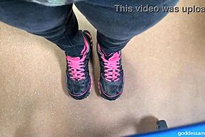 I love when you follow me in my sweaty socks and sneakers outdoors