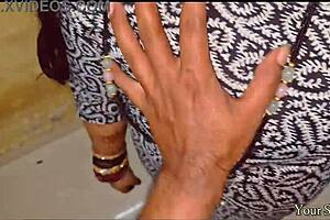 Indian Stepmom Gets Pregnant from Stepson's Creampie in Doggystyle Sex