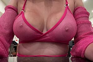 hot milf artemisia love dances at the club making her juicy big natural tits bounce in slow motion