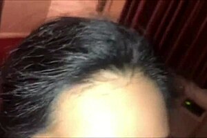 Handicap latina maid delivers interracial blowjob and handjob to big black cock in hotel