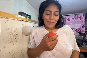 Mexican Stepdaughter's First Striptease