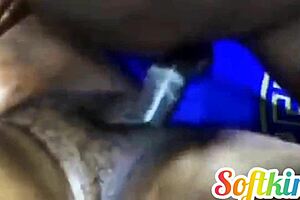 She's Passionately Riding Long Black Dick Until Screaming in Homemade Interracial Encounter with Facial Cumshot.