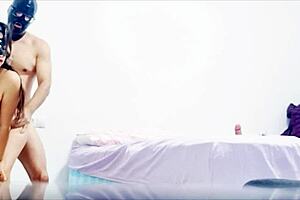 i pound my submissive latina roughly in her tight pussy until she rides me to explosive cumshot