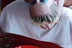 german milf sandra takes facefucking deepthroat strangle anal creampie in hardcore part 1