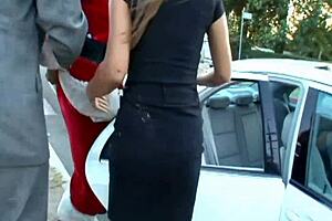 Big Tits Milf Alexis Silver Wears Naughty Santa Outfit for Anal Fucking and Deepthroat