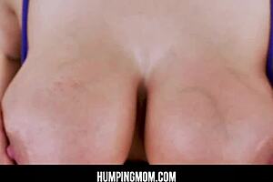 i feel so connected watching yoga stepmom brooklyn chase stretch intimately for her stepson